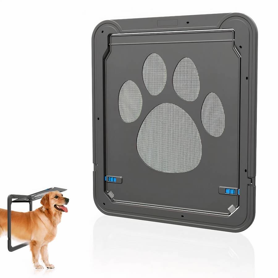 Dog Door Pet Flap for Small to Large Dogs Easy Install Durable Weatherproof