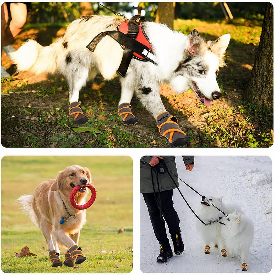 Waterproof Breathable Dog Booties for Pets