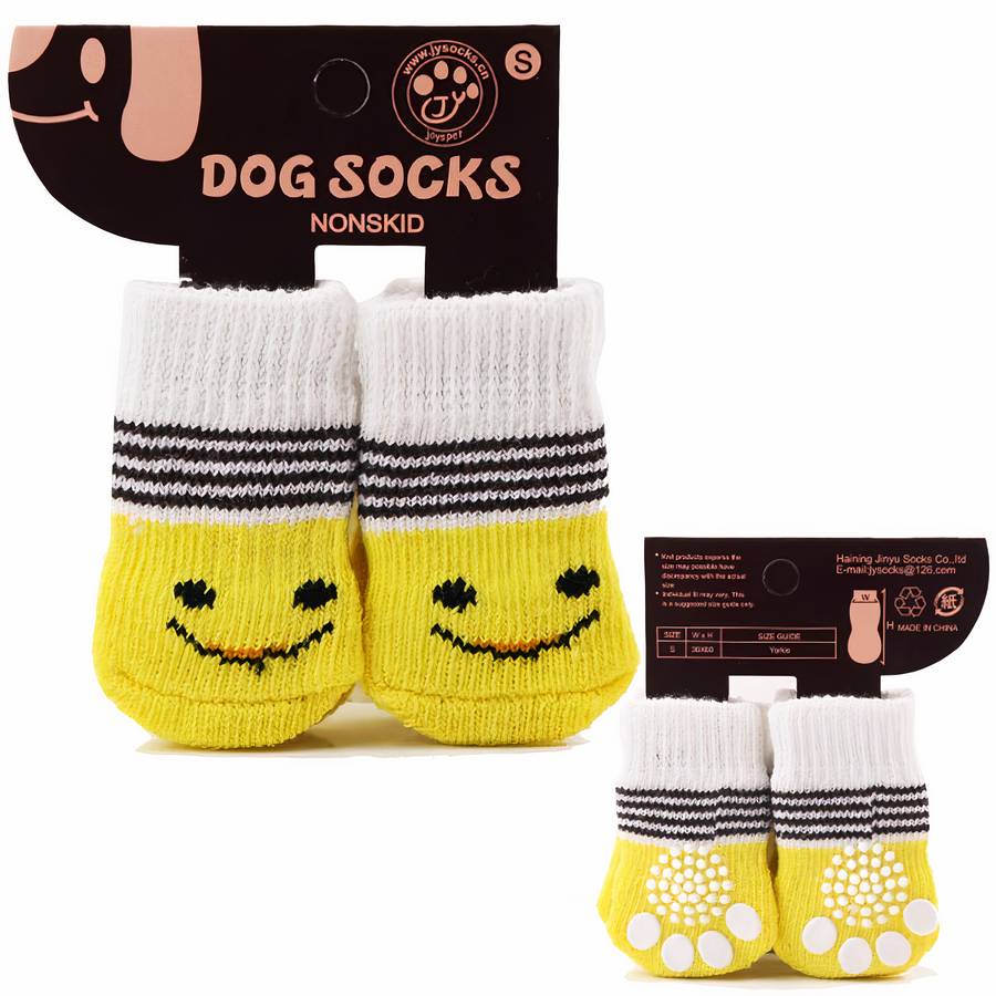 Multicolor Warm Cotton Dog Booties Cozy Pet Shoes for Small and Medium Dogs