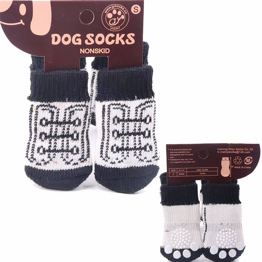 Multicolor Warm Cotton Dog Booties Cozy Pet Shoes for Small and Medium Dogs