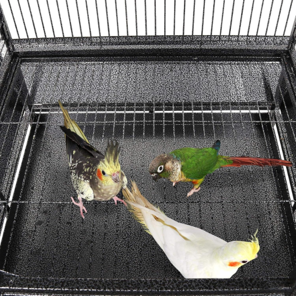 Bird Cage Aviary - 18in W x 14in D x 39in H Large Indoor Outdoor Birdcage