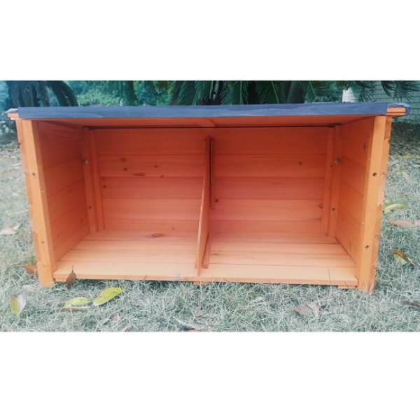 FSC Certified Wooden Chicken Nesting Box 2 Compartment Coop Nesting Box