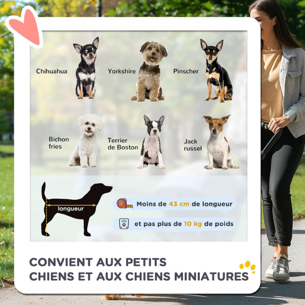Dog Stroller with 4 Swivel Wheels Pet Jogger for Small Dogs Mobile Puppy Carrier