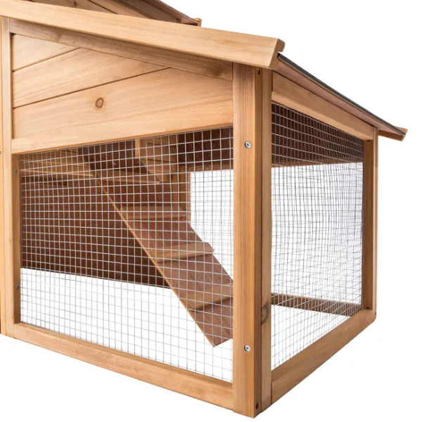 Wooden Hamster Cage for Small Rodents - 89 x 30 x 37.6 inches