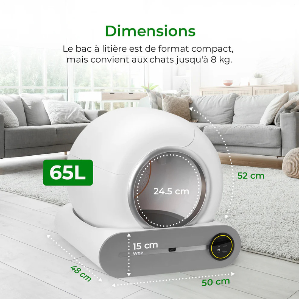 Smart Connected Automatic Cat Litter Box