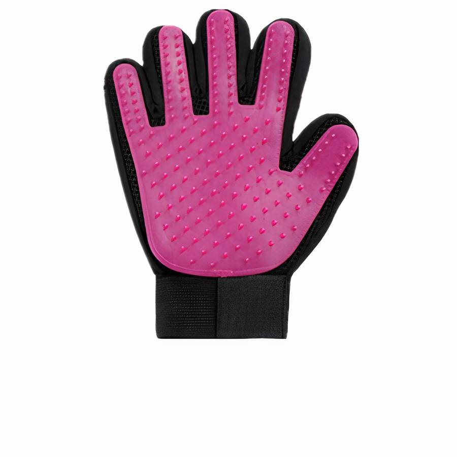 Dog Grooming and Massage Glove Soft Deshedding Brush Pet Hair Remover