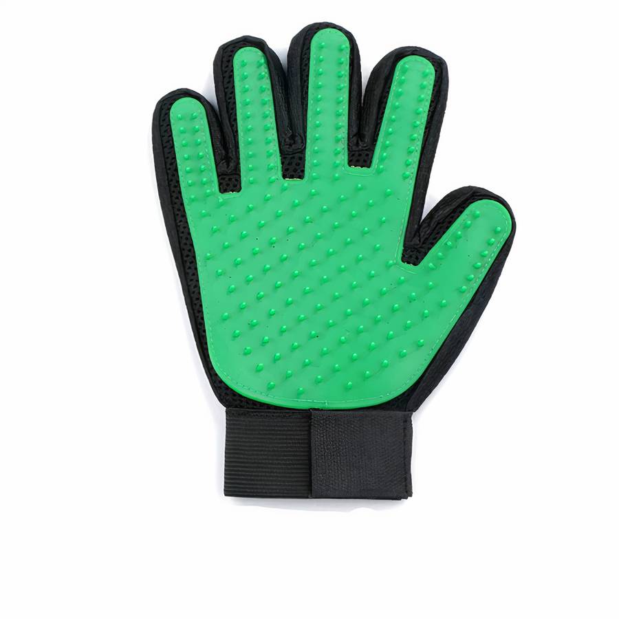 Dog Grooming and Massage Glove Soft Deshedding Brush Pet Hair Remover