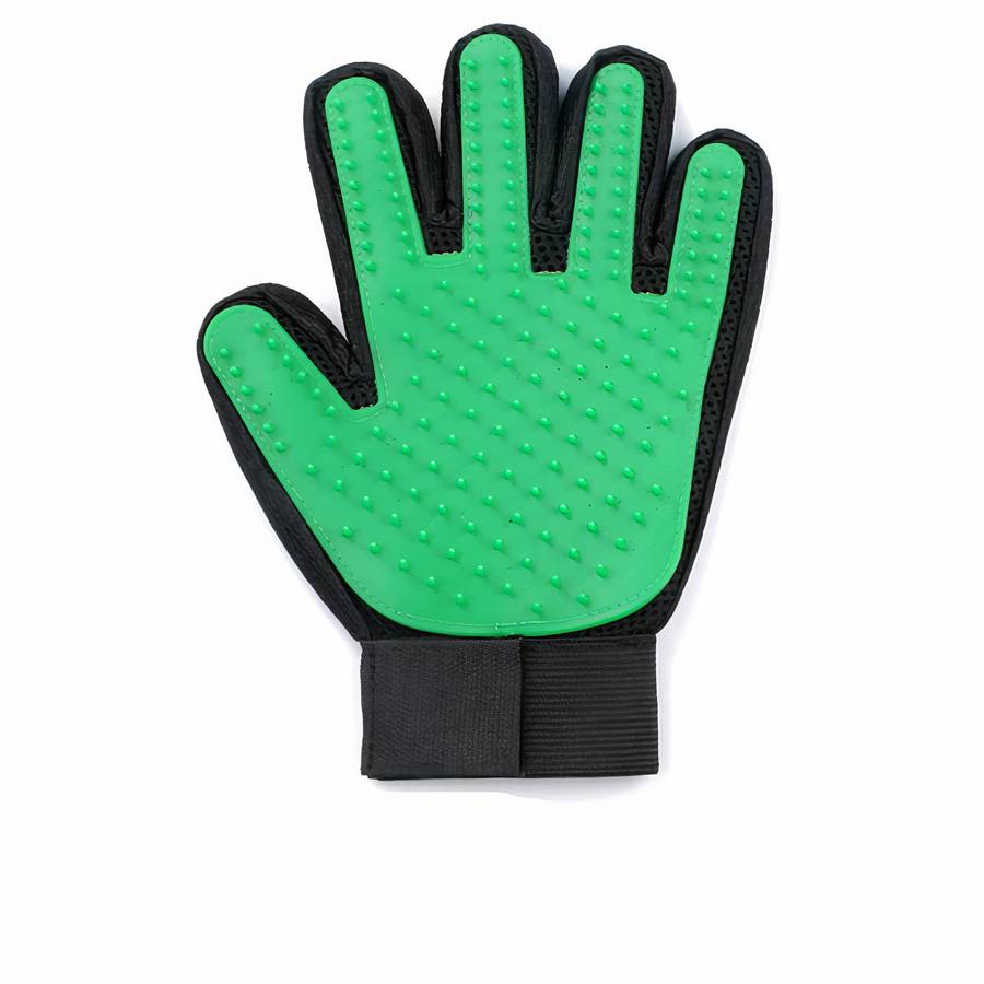 Dog Grooming and Massage Glove Soft Deshedding Brush Pet Hair Remover