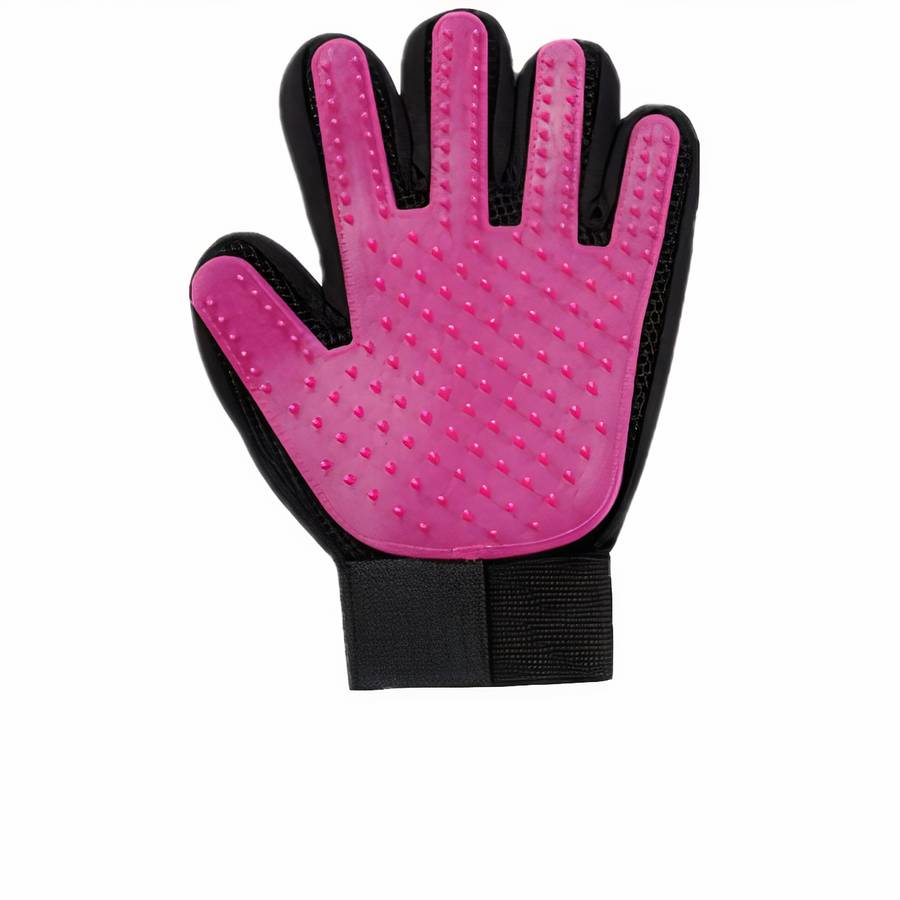 Dog Grooming and Massage Glove Soft Deshedding Brush Pet Hair Remover