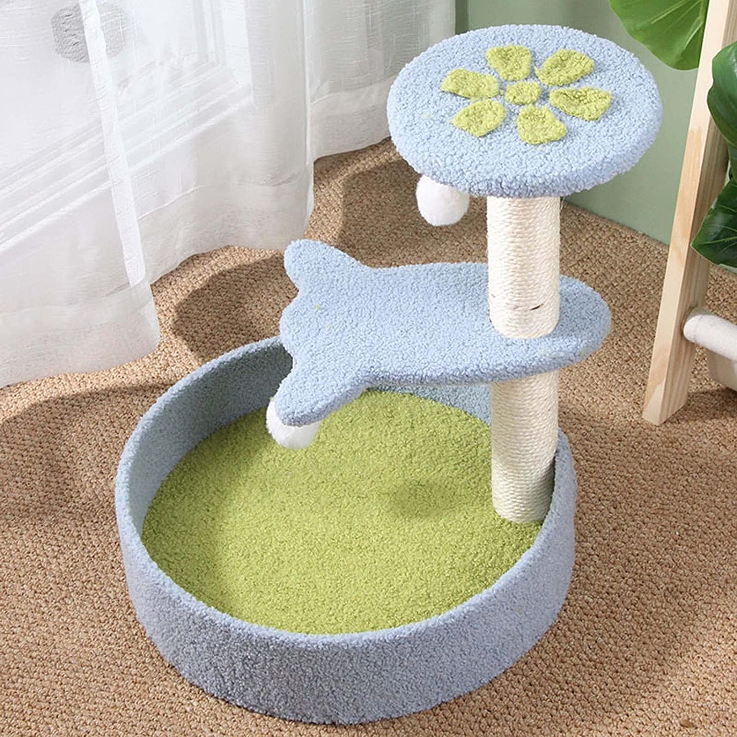 KiTree Cat Tree Small Cat Tree Tower for Cats Pet Climbing Furniture