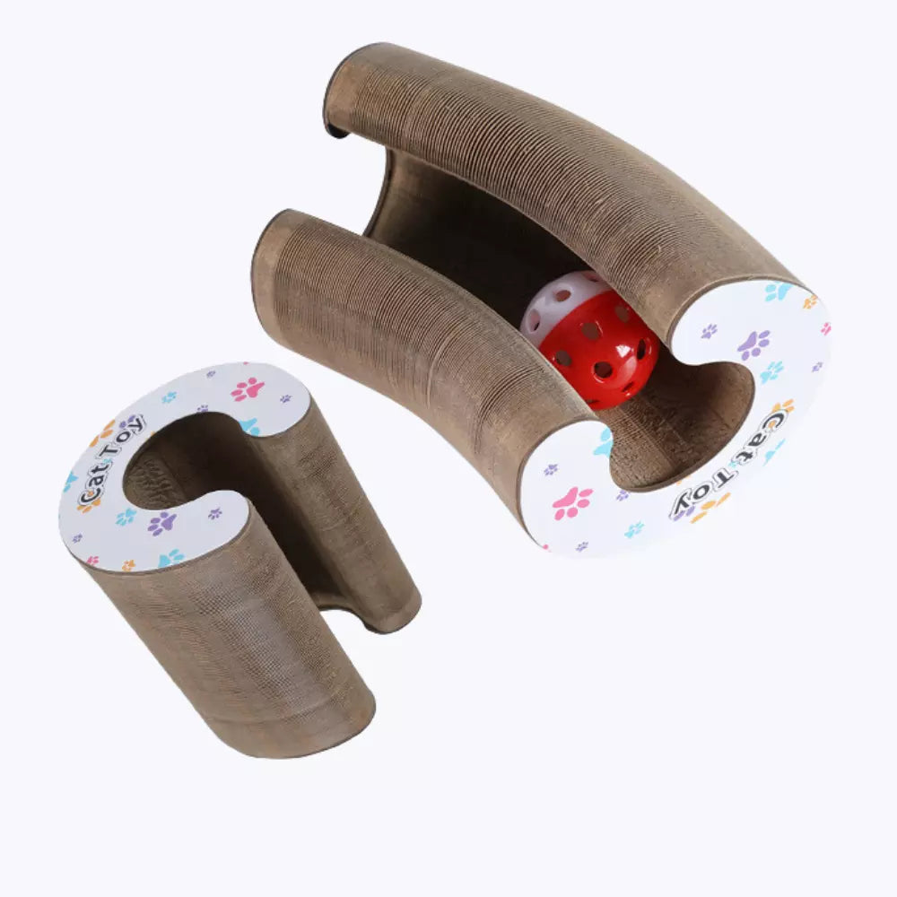 Cat Scratching Pad Cardboard Scratch Post for Cats Durable Scratcher Toy