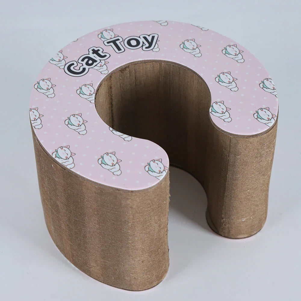Cat Scratching Pad Cardboard Scratch Post for Cats Durable Scratcher Toy