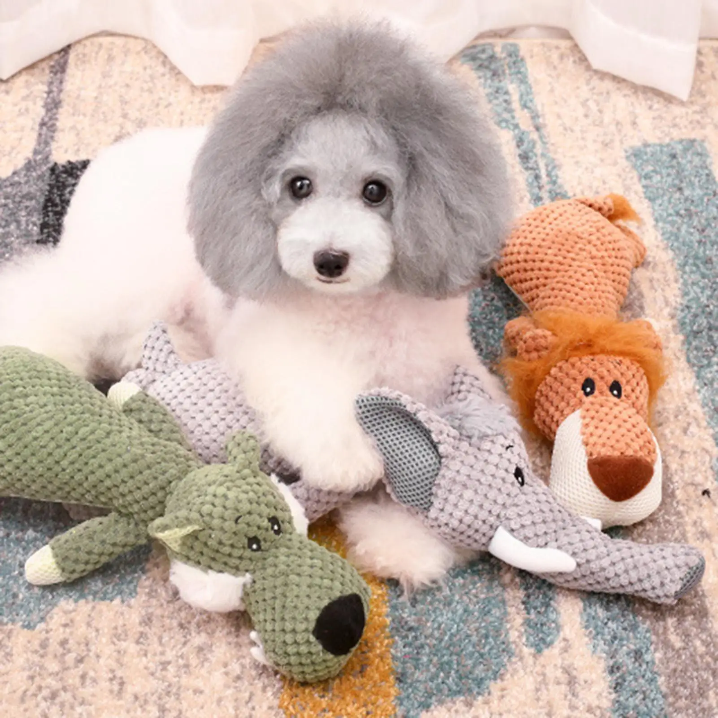 Ribbed Plush Sound Toy for Kids