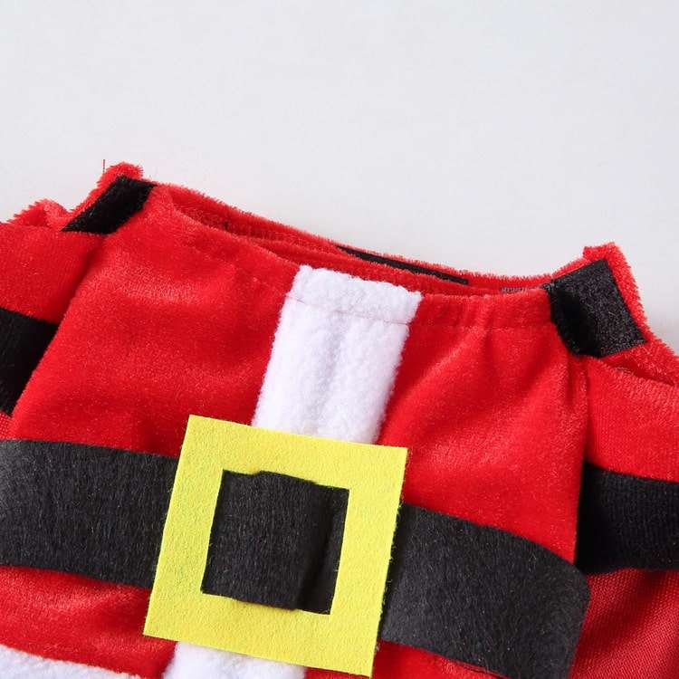 Santa Claus Costume for Dog and Cat Holiday Pet Outfit