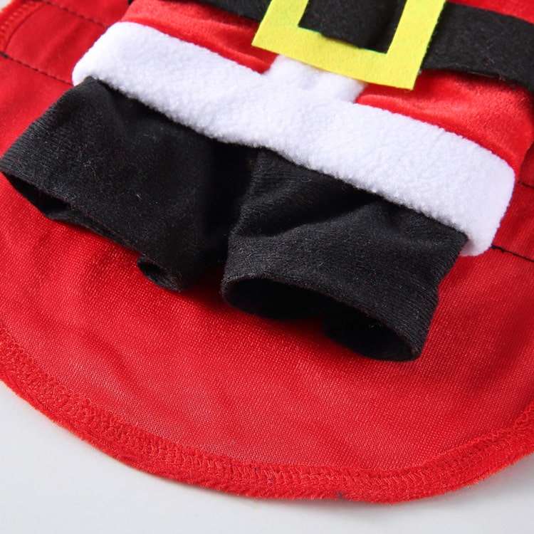 Santa Claus Costume for Dog and Cat Holiday Pet Outfit