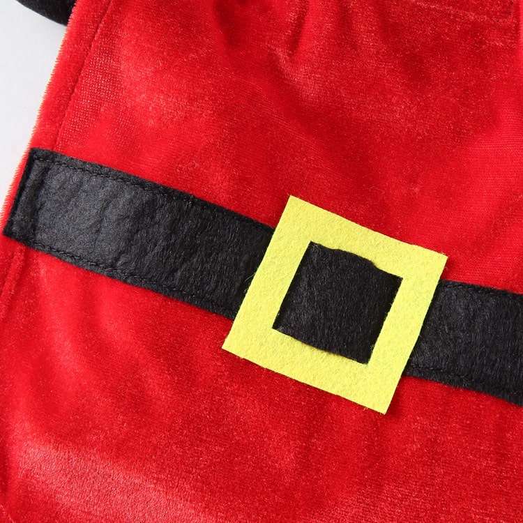Santa Claus Costume for Dog and Cat Holiday Pet Outfit