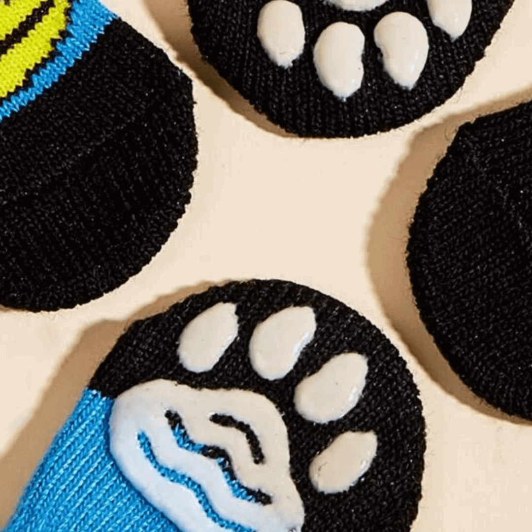 Dog Socks Duck Pattern Pet Footwear Protective Booties
