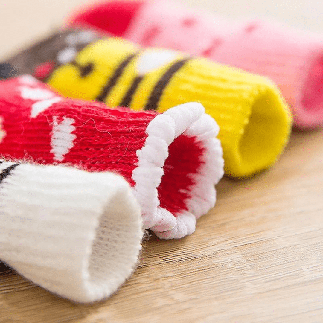 Dog Socks Non Slip Grip Paw Protectors Japanese Style