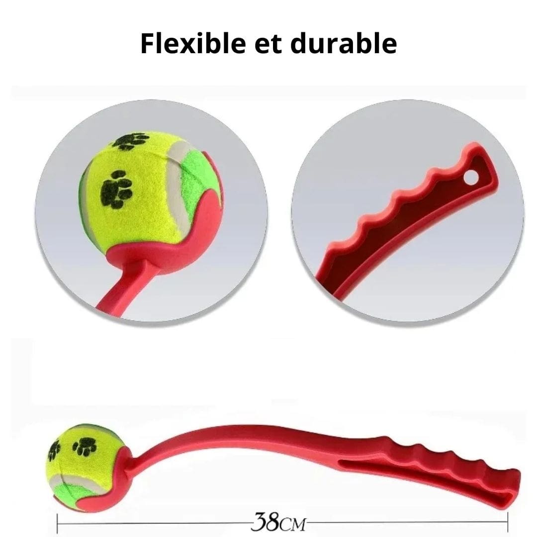 Manual Dog Ball Launcher Retriever Toy for Fetch Training