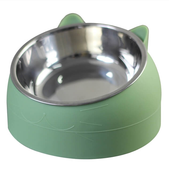 Elevated Cat Bowl Raised Pet Feeder for Cats and Kittens