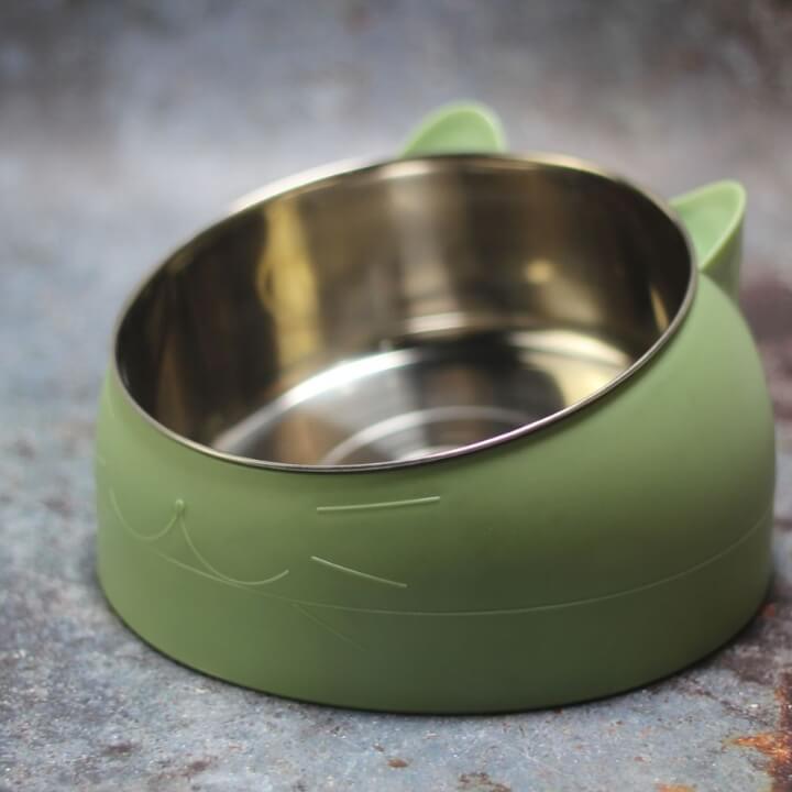 Elevated Cat Bowl Raised Pet Feeder for Cats and Kittens