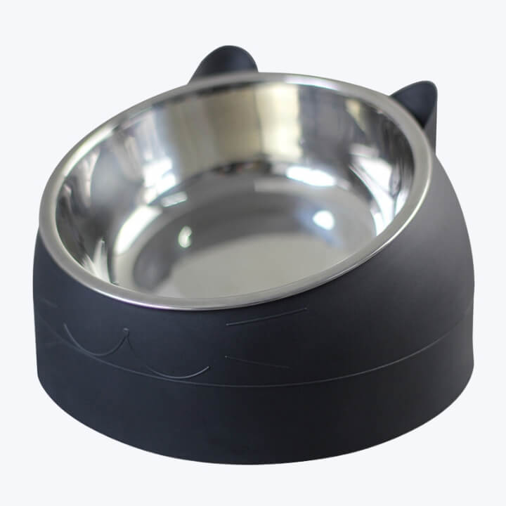 Elevated Cat Bowl Raised Pet Feeder for Cats and Kittens