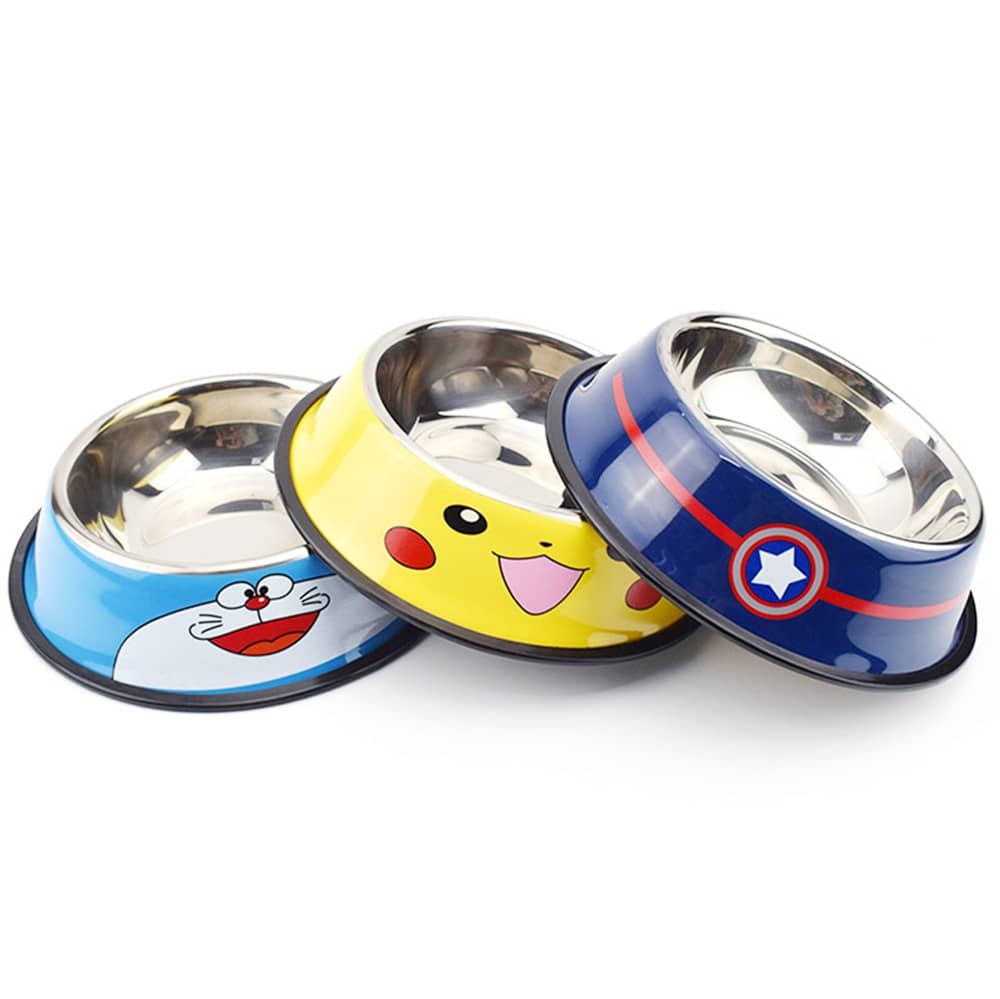 Doraemon Pet Food Bowl Durable Dog Cat Dish
