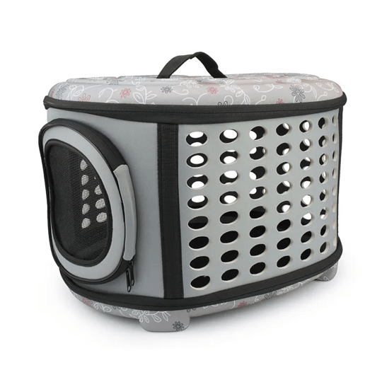 Semi-Rigid Pet Carrier Bag for Dogs and Cats Traveling Tote
