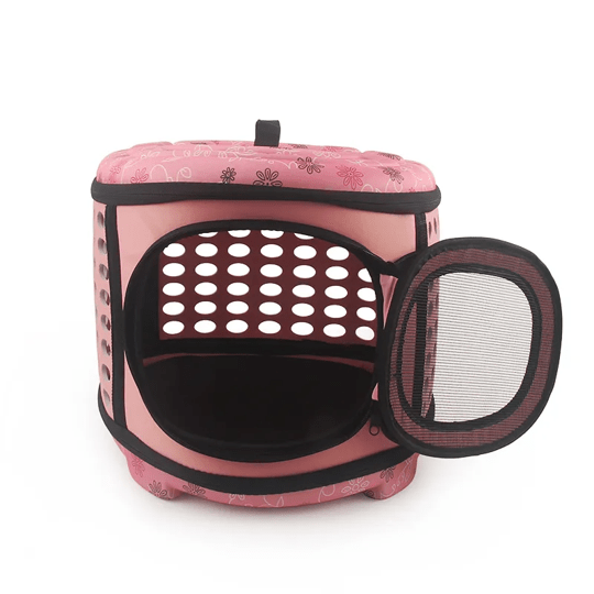 Semi-Rigid Pet Carrier Bag for Dogs and Cats Traveling Tote
