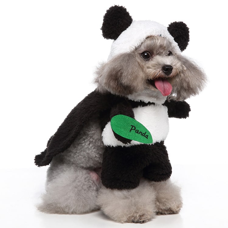 Pet Costume for Cats and Dogs Panda Outfit