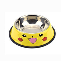 Pikachu Pet Bowl Pokemon Dog Cat Feeding Dish