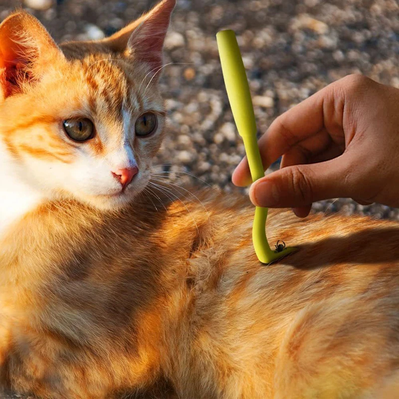 Plastic Tick Remover Tool for Dogs and Cats Pet Grooming Tweezer