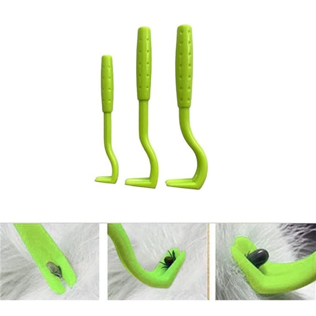 Plastic Tick Remover Tool for Dogs and Cats Pet Grooming Tweezer