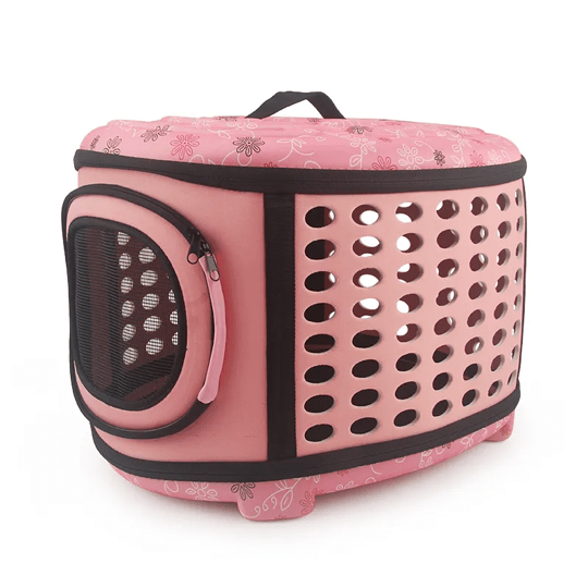 Semi-Rigid Pet Carrier Bag for Dogs and Cats Traveling Tote