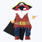 Funny Pirate Cat Costume Halloween Pet Outfit