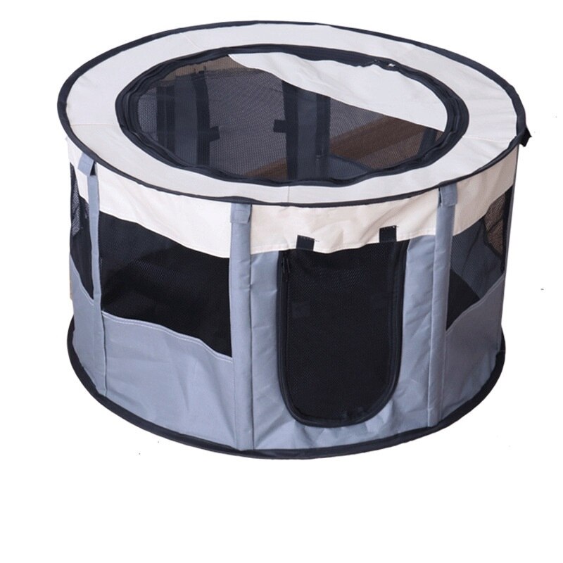 Portable Foldable Breathable Round Dog Playpen