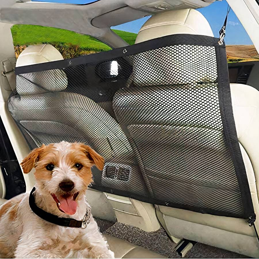 Car Dog Barrier for Vehicle Backseat Pet Safety Divider