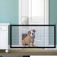 Dog Mesh Gate Barrier Adjustable Pet Gate for Dogs and Puppies