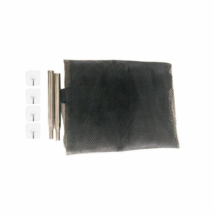 Dog Mesh Gate Barrier Adjustable Pet Gate for Dogs and Puppies