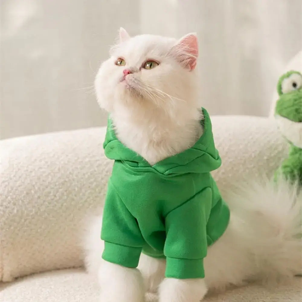 Cute Cat Hoodie Costume for Kids and Adults Animal Onesie Pajama