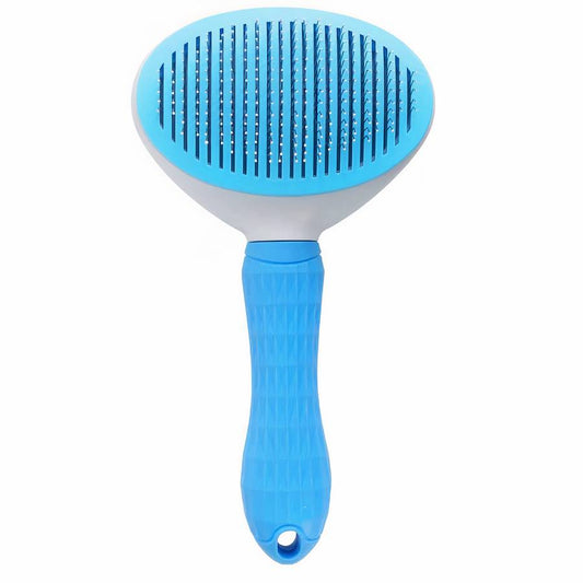 Self Cleaning Dog Grooming Brush for Easy Pet Hair Removal