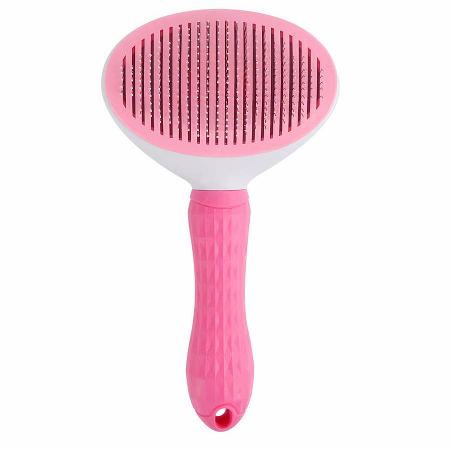 Self Cleaning Dog Grooming Brush for Easy Pet Hair Removal