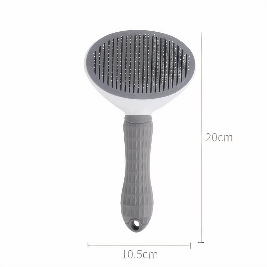 Self Cleaning Dog Grooming Brush for Easy Pet Hair Removal