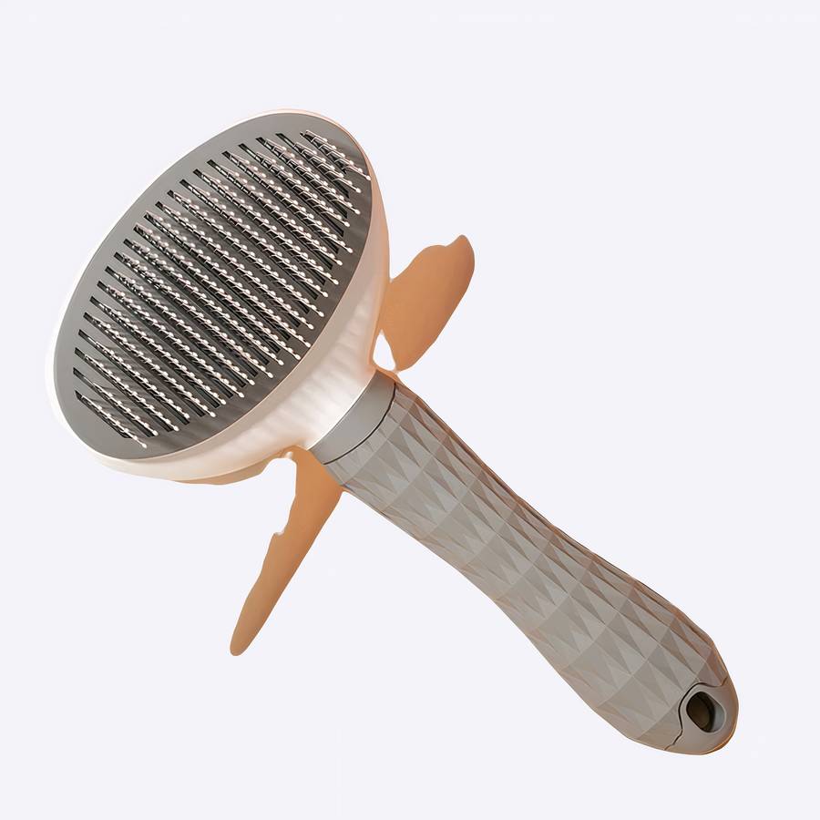 Self Cleaning Dog Grooming Brush for Easy Pet Hair Removal
