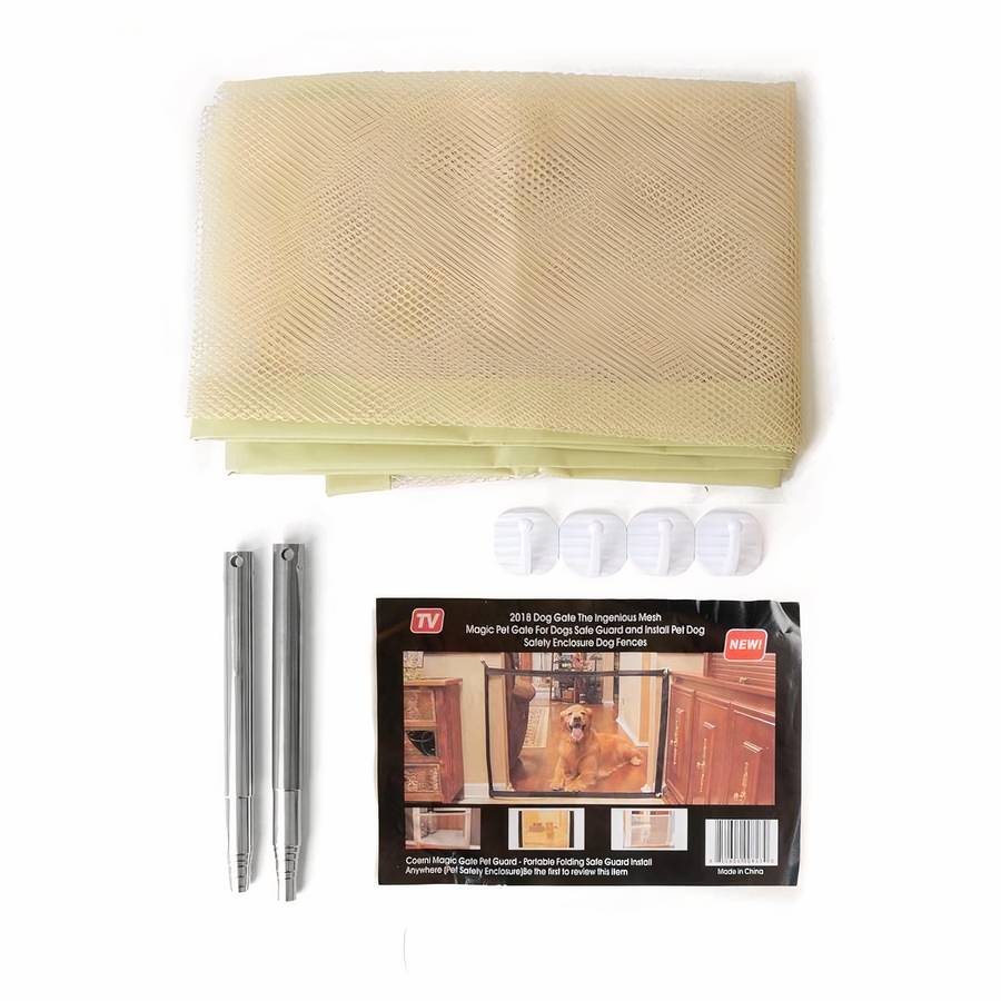 Dog Safety Gate Pet Barrier Fence for Dogs