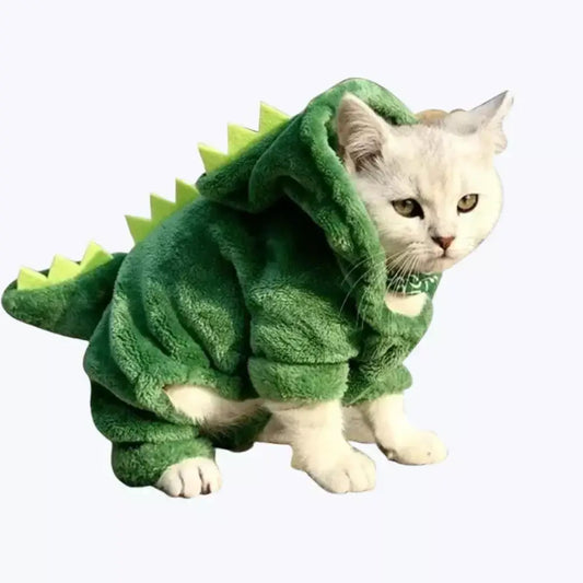 Dinosaur Hoodie Cat Costume Kids Animal Pajamas Onesie