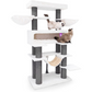 Giant XXL Cat Tree 19 Inch x 69 Inch Extra Large Cat Tower with Scratching Posts