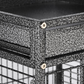 Bird Cage Aviary - 18in W x 14in D x 39in H Large Indoor Outdoor Birdcage