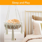 Bohemian Wicker Hanging Cat Bed Natural Rattan Pet Hammock