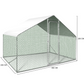 6ft x 10ft Chicken Coop Run 65 sqft Galvanized Steel Wire Mesh Enclosure